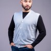 100% Pure Cashmere Gents Half Cardigan