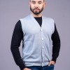 100% Pure Cashmere Gents Half Cardigan