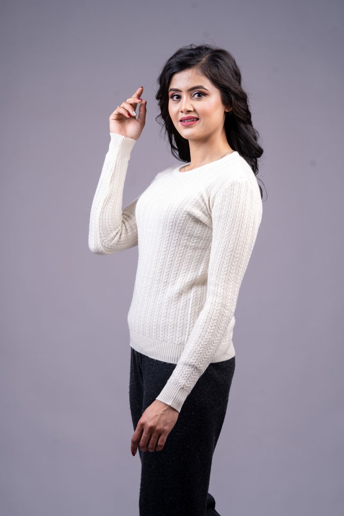 100% Pure Cashmere Label net Jumper